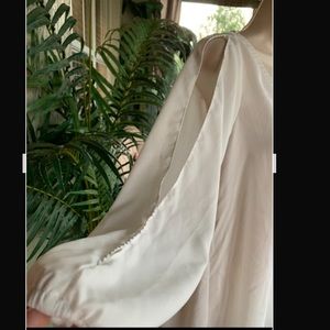 NWT off white swimsuit cover-up dress slit sleeve